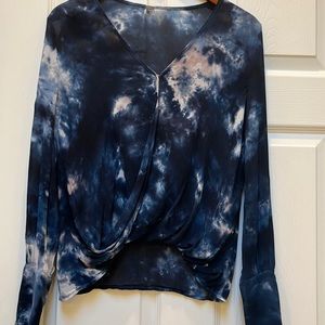 Beautiful tie due pattern blouse by YFB